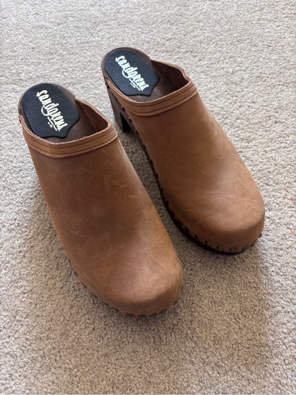 Sandgrens Rome Studded Clog Mule